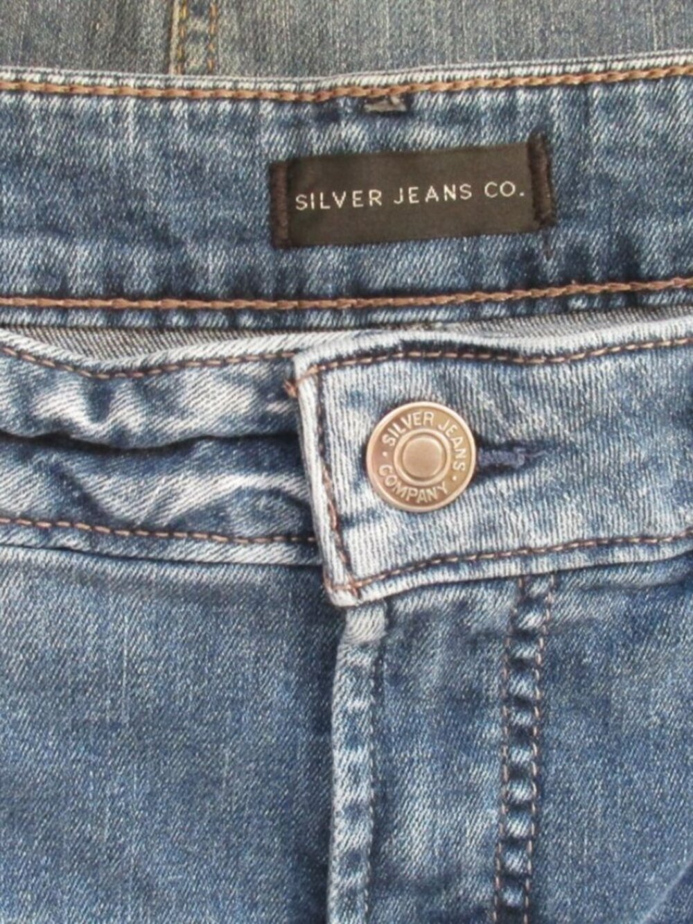 SILVER Jeans Size 34 SUKI Capri Denim - Picture 8 of 8